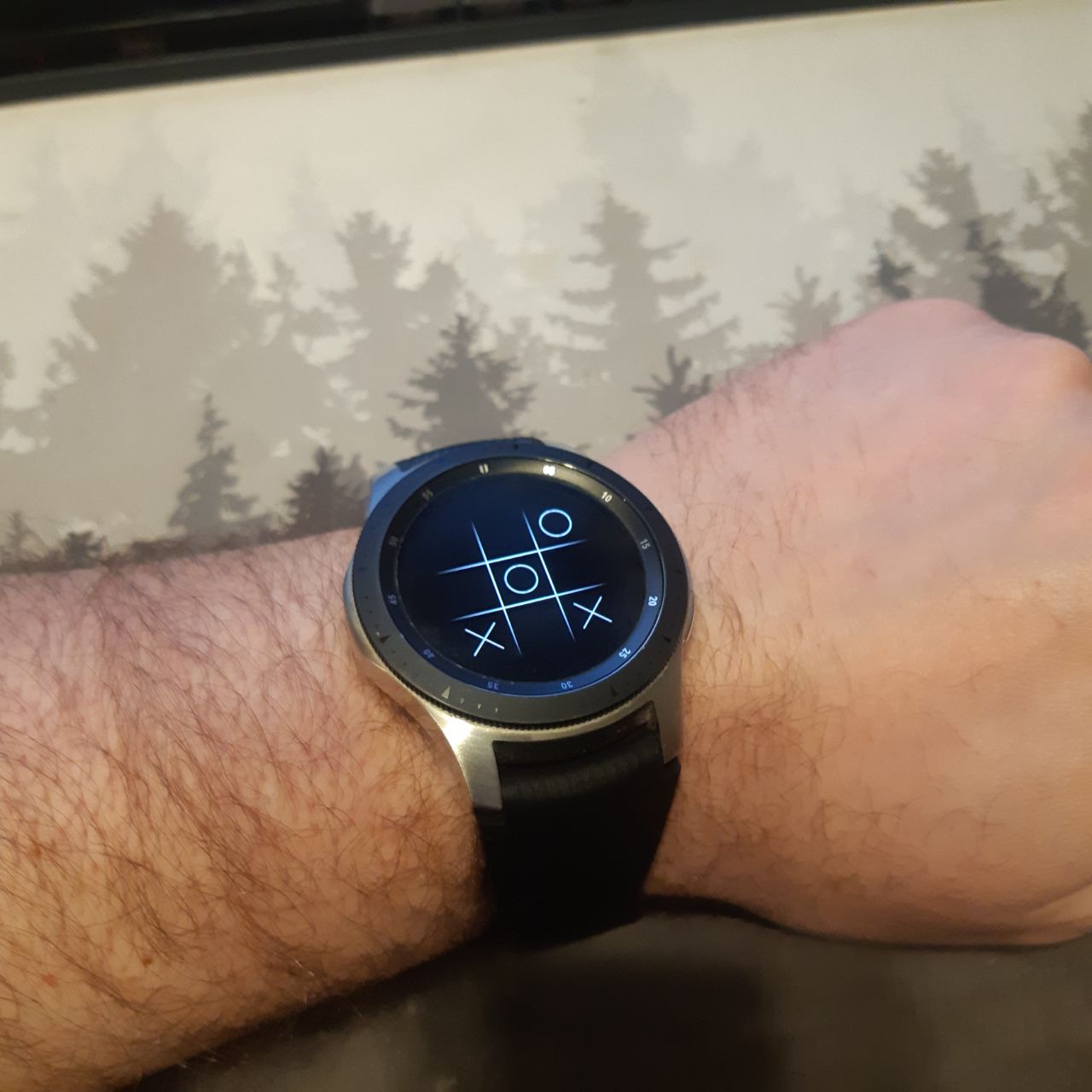 Preview of the a game on the Galaxy Watch